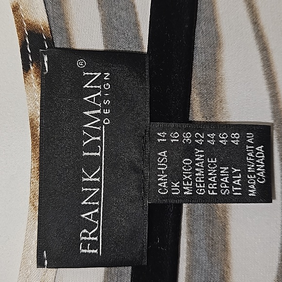 Frank Lyman Cold Shoulder Blouse - Picture 5 of 6